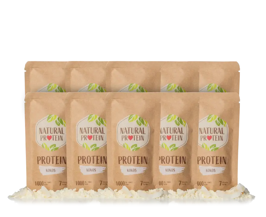 Kokosový proteín (35 g) 10 kusov